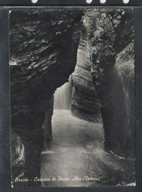 Cartolina Trento Orrido Cascata di Ponte Alto D1438