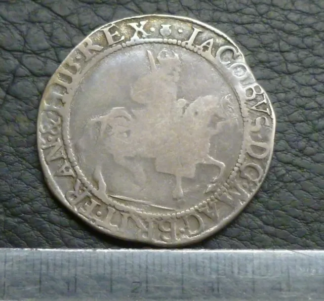 Scotland Hammered Silver James VI Thirty Shillings 30/- S5503 MM Thistle ↑↑ 3