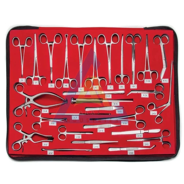 Kit D'instruments De Rhinoplastie - 21 Pièces Pour Chirurgie Plastique - Marque Ahmed Instruments