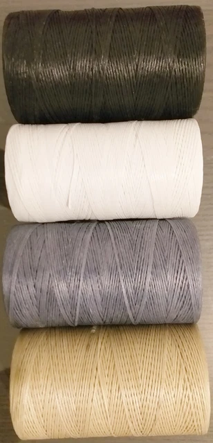 Wachsband  Wachsfaden geflochten  Wachsgarn Gewachstes Polyester 1 mm 5 Meter.