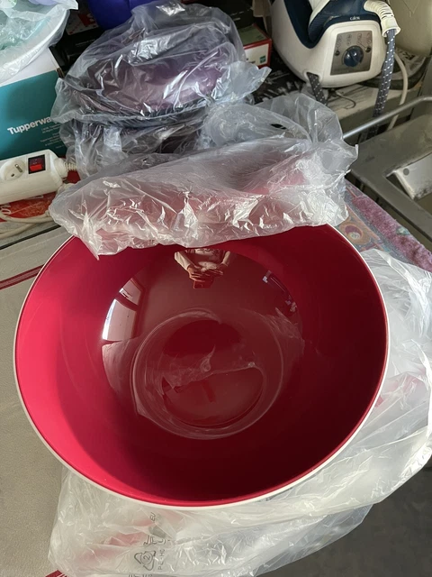 Saladier Tupperware Allegra Miroir – 1.5L, Neuf, Iconique