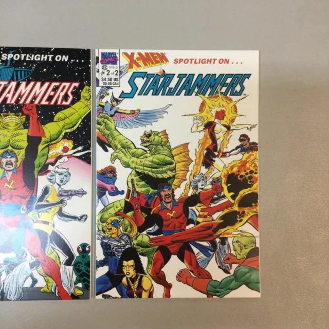 X-men Spotlight On Starjammers 1 & 2 Complete Set Marvel Comics 1990 (SJ02) 3
