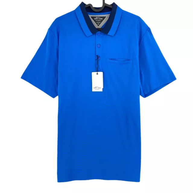 Adidas Adipure Golf Blu Polo Taglia M