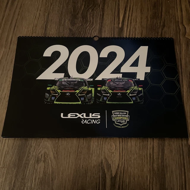LEXUS 2024 CALENDAR Vasser Sullivan 24.95 PicClick