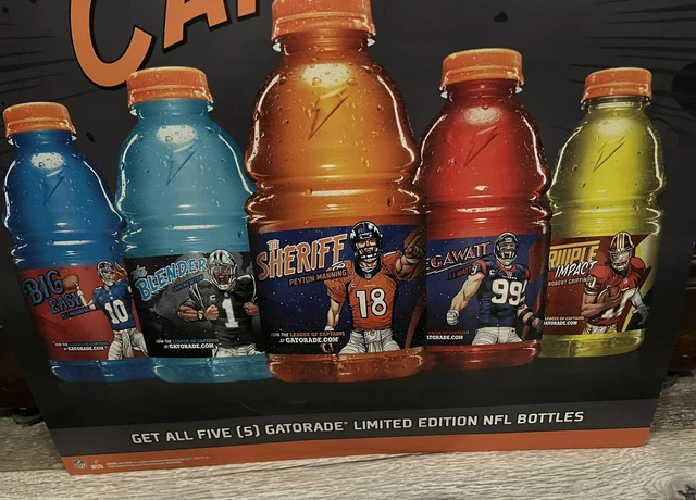 Gatorade’s the League of Captains display poster feat. Peyton Manning,JJ Watt + Gatorade’s the League of Captains display poster feat. Peyton Manning,JJ Watt +
