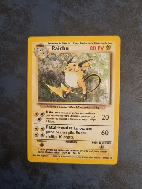 Raichu (14/102) [Base Set Shadowless Unlimited]