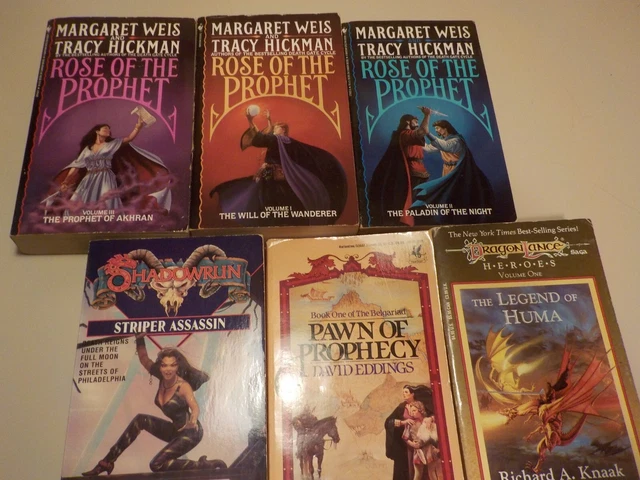 Lot of 6; Fantasy; Weis & Hickman;  Prophet..