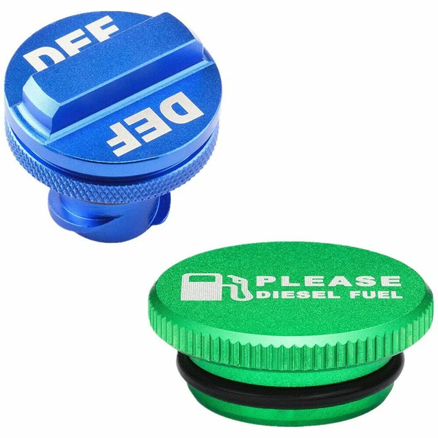 DIESEL FUEL TANK Caps DEF Cap Aluminum for 20132017 Dodge RAM 1500