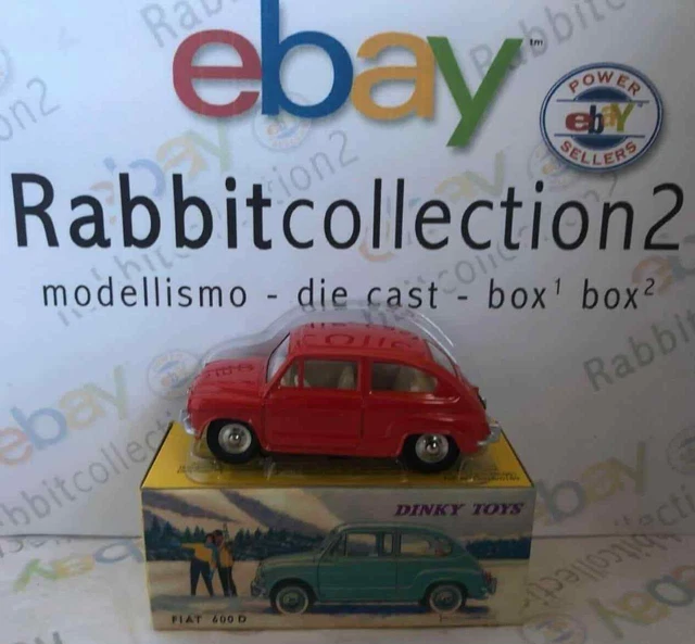 DT261 Voiture 1/43 réédition DINKY TOYS DeAgostini : FIAT 600D 520