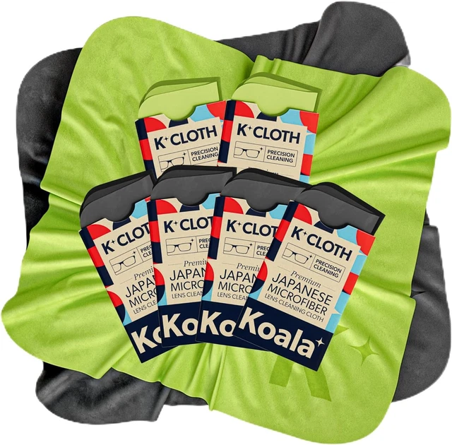 KOALA KLOTH MICROFIBER Cleaning Cloth Eyeglass Lens Cleaner Glasses