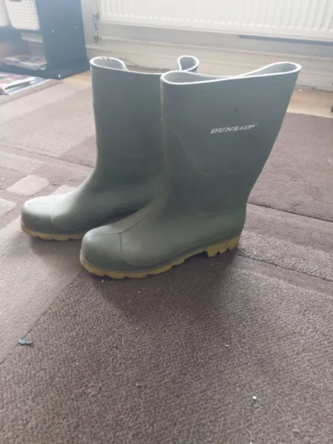 MENS DUNLOP Wellies Short Garden Wellington Boots Shoe Size 10 £4.00 ...