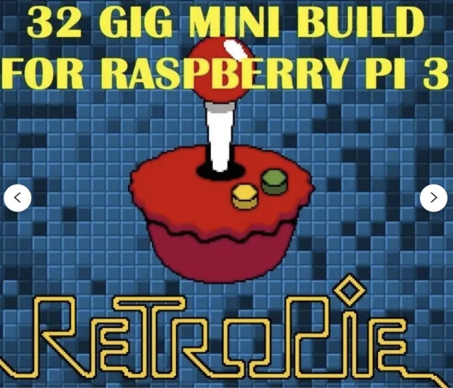 Raspberry Pi 3B + 32Gig Micro Sd Sandisk - Klassisch 16 Bit Bau - Neu
