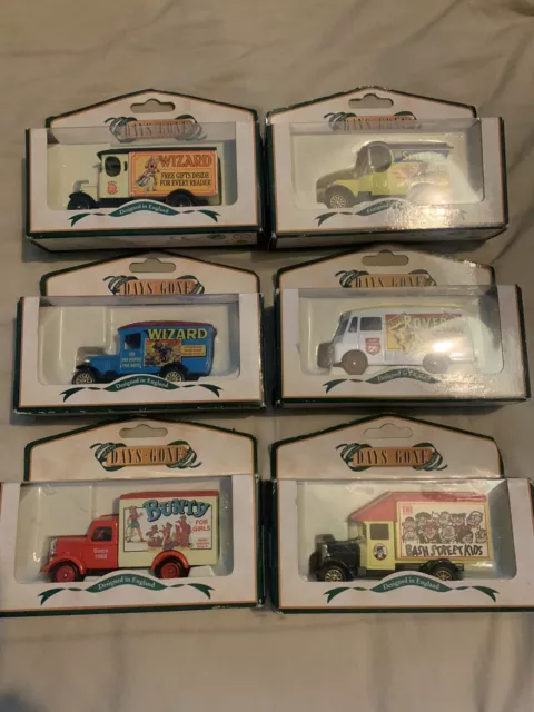 Set Of Die Cast ComicCars