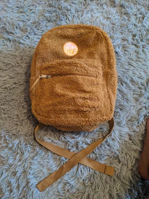 Pura Vida MINI Teddy Bear Daypack #10ACBP1003 Backpack NWOT