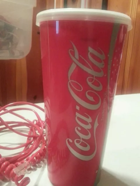 COCA-COLA COKE CUP PHONE ADVERTISING Working RARE FIND 2