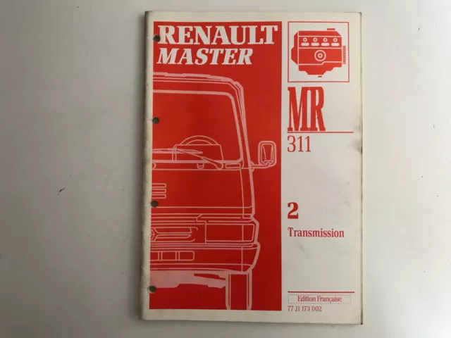 manuel de réparation MR311 n°2 transmission renault master 1