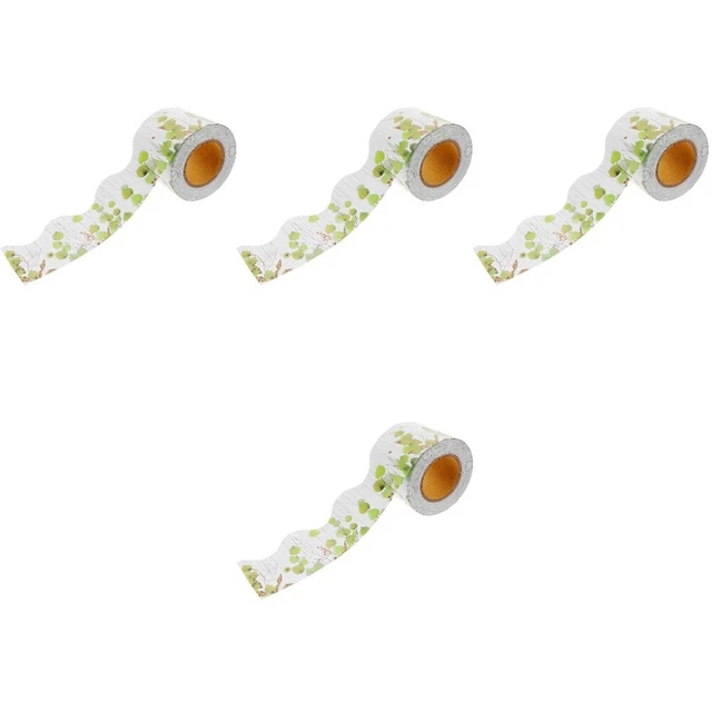 PATIKIL Bordure De Tableau D'Affichage 3x 61 Ft – Motif Étoiles Aquarelles Coquille – Coloré – Décoration Salle De Classe, Bureau Ou Maison – Papier Couche Non Adhésif