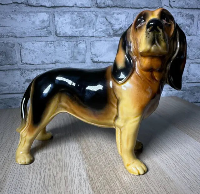 Bloodhound Vintage Coopercraft Figurine Ceramic Made In England