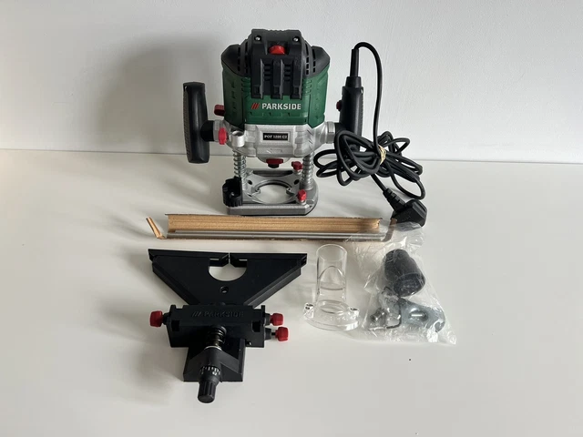 Router Parkside POF 1200 C2 - Per Legno, Plastica E Metalli Leggeri, Con 6 Frese E Guida Modello - Foto 10