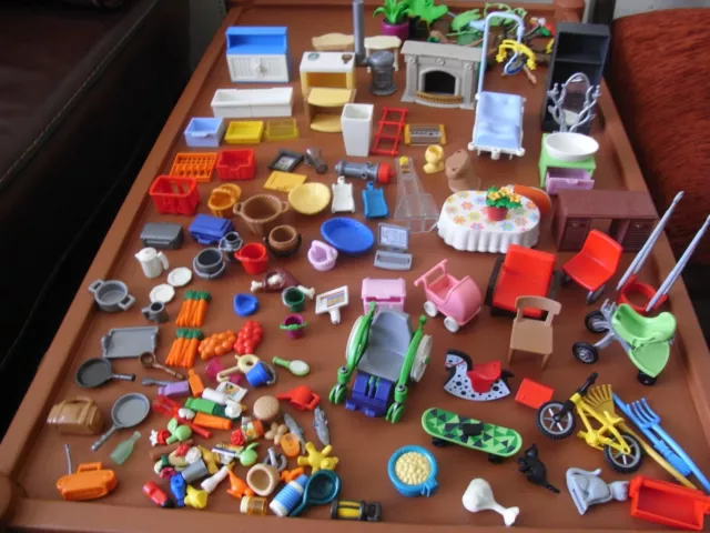 play mobil lot de vrac ,city , maison