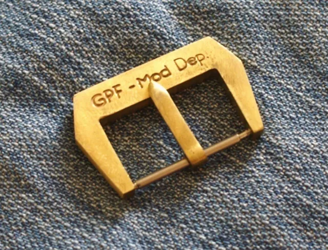 GPF-Mod Dep. Schließe Buckle von Straps Monster 24mm Reines Messing Brass 2