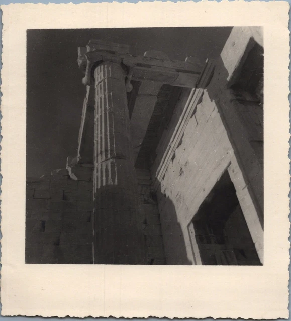 Tirage Photo Vintage Grèce Skiathos Années 1930 - Format 7x7 Cm, Argentique, Original