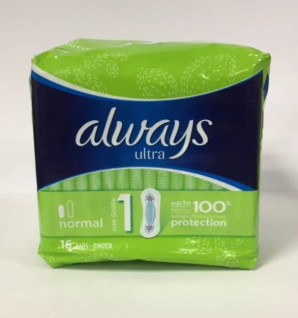 Always Ultra Normal No Wings 16 Pads