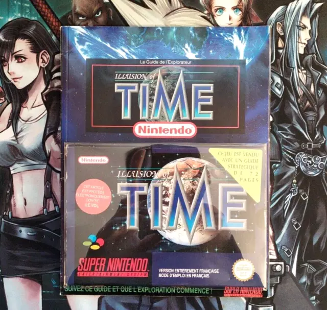 🗡illusion Of Time - 1995 - Super Nintendo/Snes - FR - Complet + Guide & Poster
