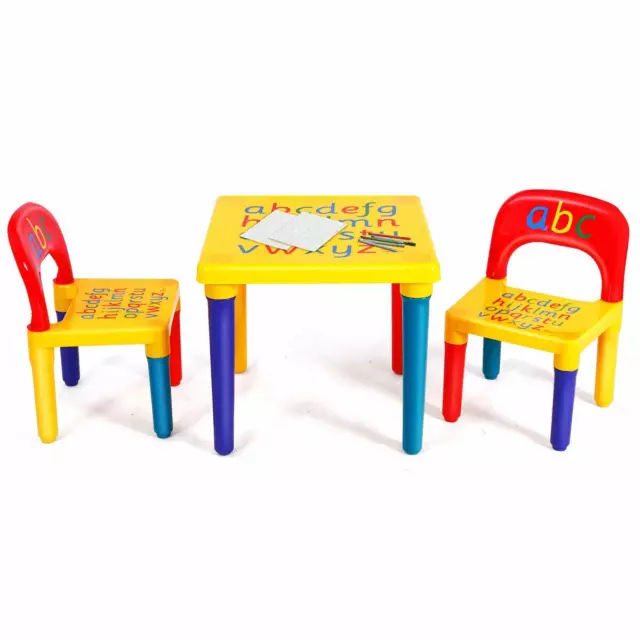 3 piezas grupo de asientos para niños muebles para niños silla infantil y mesa asiento para niños juego de colores