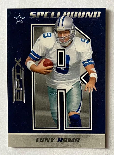 Tony Romo 2010 Panini EPIX Spellbound (R) Card Nameplate Insert #34 SSP