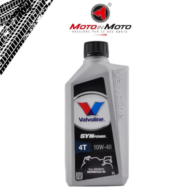 Huile de Moteur 4 Temps Valvoline Synpower 4T 10W40 100% Cuir Synthétique