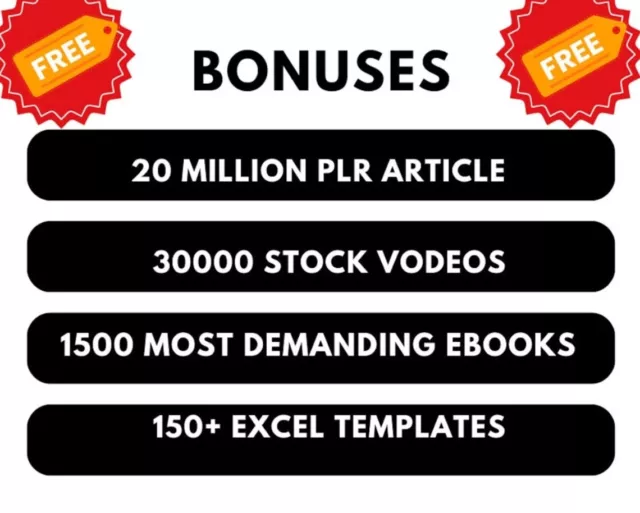 12 Million Collection of Ebooks with Resell Rights PLR plus BONUS 2