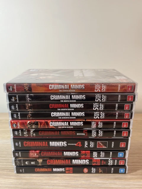 Criminal Minds DVD 2005 Complete Seasons 1-10 (S9 & S10 Sealed) Drama Region 4