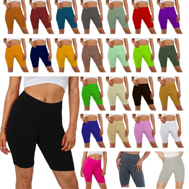 Ladies Womens Cycling Shorts Dancing Yoga Gym Active Casual Shorts Uk Sizes 8-22