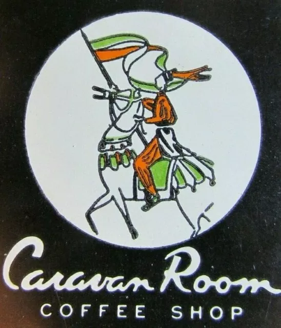 Knight On Matchbook Matchcover: Caravan Room Coffee Shop (Albany, Georgia) -E13