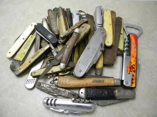 Lot #1 of Miscellaneous Knives, Parts and Pieces