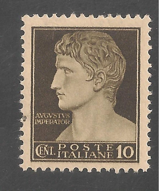Italy #448 (A250) VF MINT LH - 1945 10c Augustus Caesar