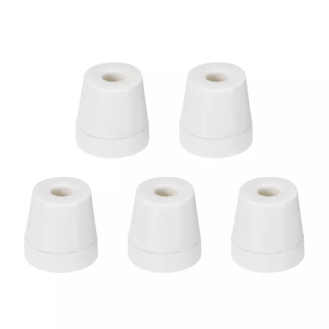 Aisladores cerámica cónica 6,5mm Diám perlas alúmina aislantes porcelana 5 uds