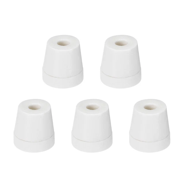 Aisladores cerámica cónica 6,5mm Diám perlas alúmina aislantes porcelana 5 uds