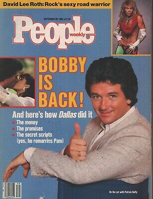 People Magazine - Sep 25, 1986 - David Lee Roth - Dallas: Bobby is Back