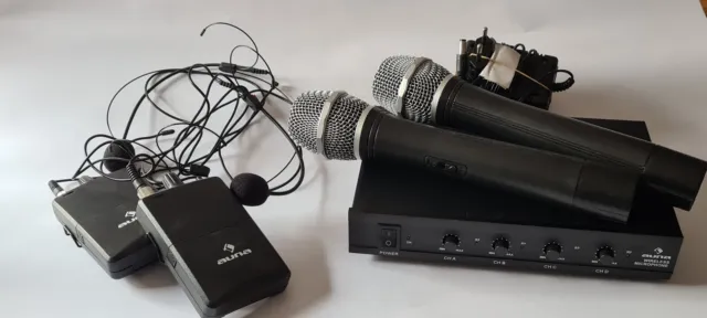 Auna VHF 1 Funkmikrofonset, neuwertig.
