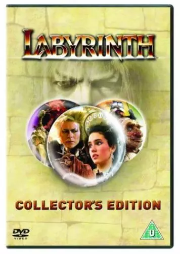 Labyrinth DVD (2004) David Bowie, Henson (DIR) cert U FREE Shipping, Save £s