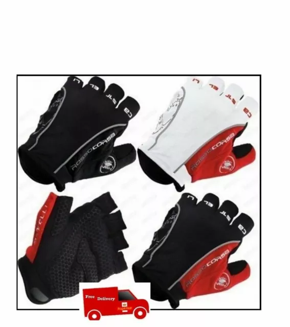 Guanti CASTELLI Corse Ciclismo Motocross Bicicletta Bici Moto KTM TLD