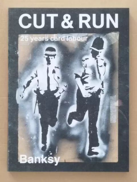 Banksy CUT and RUN BOOK 25 years card labour