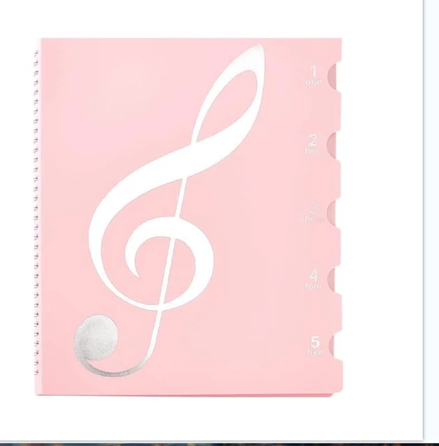 Cartella Porta-Spartiti Rosa - Per Musica, Con Tracolla Regolabile E Scomparti Penne - Foto 11