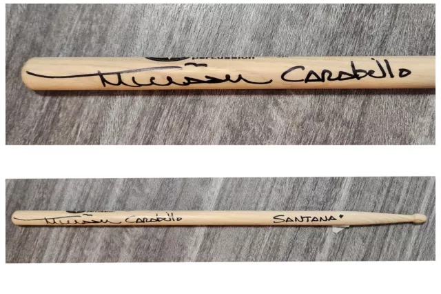 Michael Carabello Signed Drum Stick Carlos Santana Band Autograph Drumstick RAD Michael Carabello Signed Drum Stick Carlos Santana Band Autograph Drumstick RAD