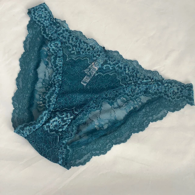 VICTORIA S SECRET DREAM Angels Black Pink Lace Cheekini Panties