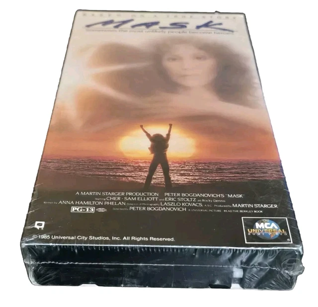 MASK VHS 1993 Universal Watermark Brand New Sealed Cher Sam Elliott £14 ...