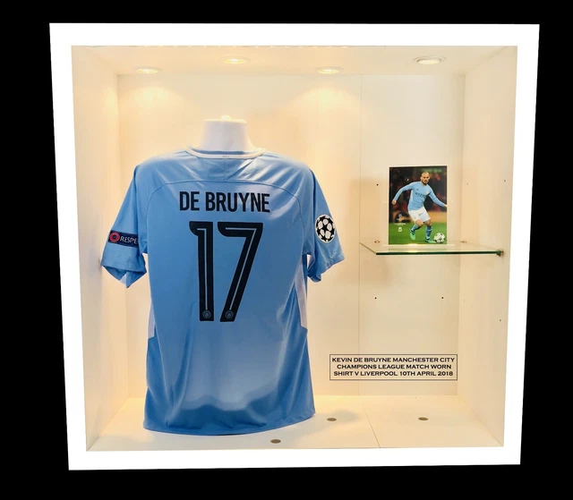 KEVIN DE BRUYNE Match Worn Manchester City Shirt V Liverpool Not
