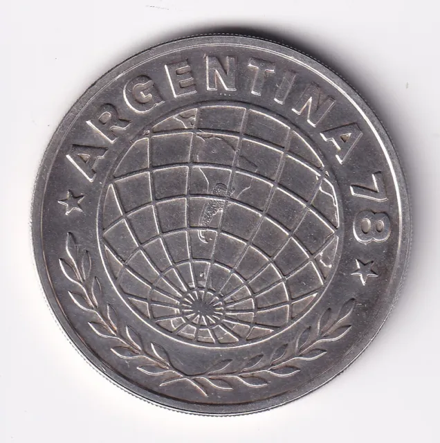 Münze Silber Peso Argentinien 3000 Pesos 1978 WM Fußball nsw-leipzig